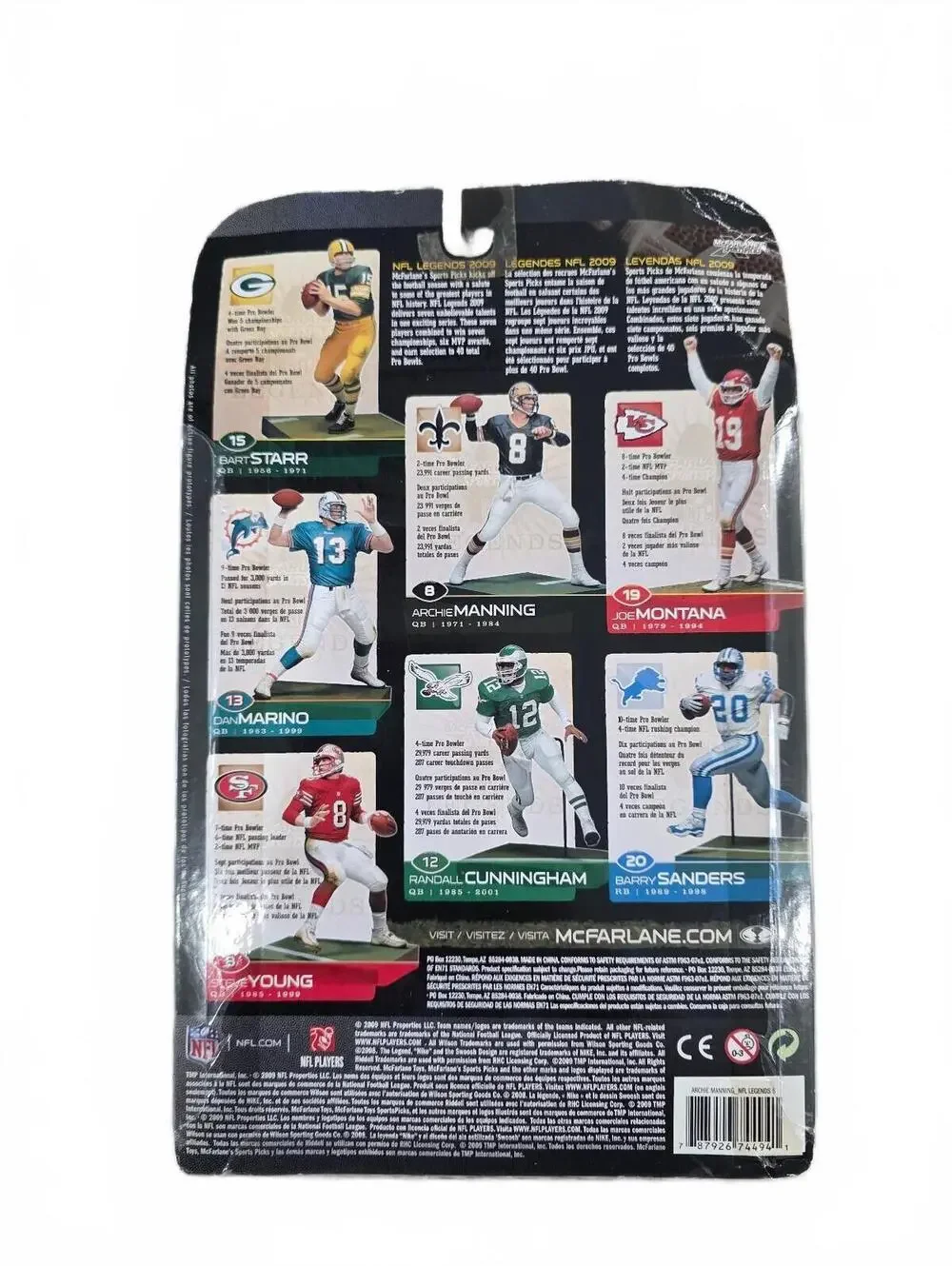 Archie Manning 1971 -1982 McFarlane Toys NFL Legends Series 5 New Orleans Saints